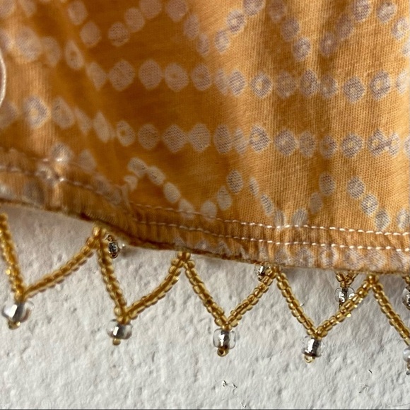 Free People U-neck with Dangling Beads Yellow/Gold - Picture 5 of 5